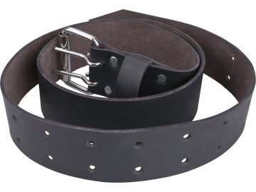 Extol Premium Pas usnje Črna, š.4,5cm x d.122cm, kovinski zaponka