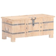 Vidaxl Skrinja 90x40x40 cm trden akacijev les