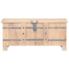 Vidaxl Skrinja 90x40x40 cm trden akacijev les