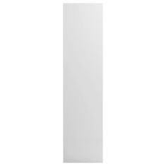 Vidaxl Garderobna omara visok sijaj bela 50x50x200 cm iverna plošča