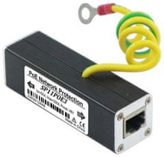 XtendLan Prenapetostna zaščita UTP linija s PoE, 100Mbit, End-span priključek, 2x RJ-45