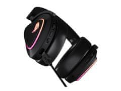ASUS ROG Delta II slušalke, brezžične, Bluetooth, črne (90YH03W0-BHUA00)