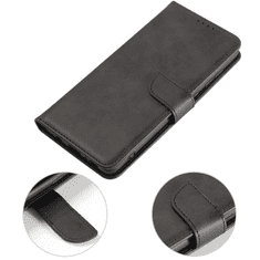 Onasi Wallet denarnica usnjena preklopna torbica Xiaomi Redmi Note 13 Pro - črna