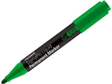 MONAMI MONAMI Permanentni marker SigmaFlo 120, 2 mm, zelen, 2080151511