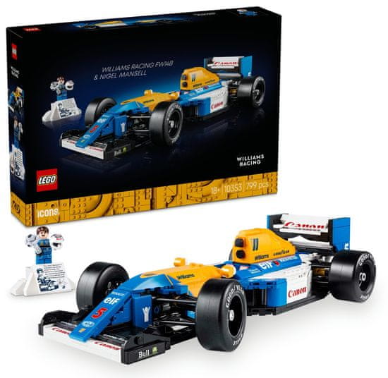LEGO Ikone 10353 Williams Racing FW14B in Nigel Mansell