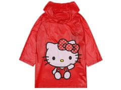HELLO KITTY Hello Kitty Rdeč dekliški dežni plašč s kapuco, pelerina za dekleta 3-4 lata 98/104 cm