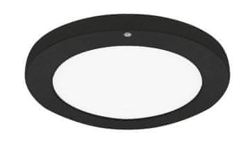 Ideus LED panel 12W vgradno-nadgradni s senzorjem 3CCT 1580lm IP20 OLGIERD črn