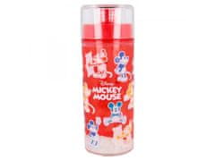 Stor Plastična steklenička z dvojno školjko in bleščicami MICKEY MOUSE, 370ml, 60121