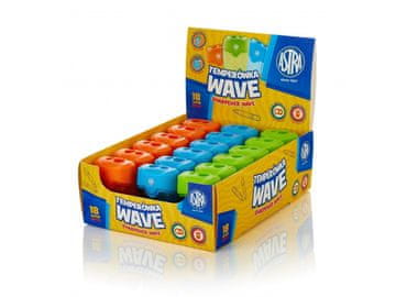 Astra ASTRA Wave, dvojni strgalnik s pladnjem, mešanica barv, 404118001