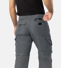 PANTONECLO Moške hlače 2-v-1, siva, L