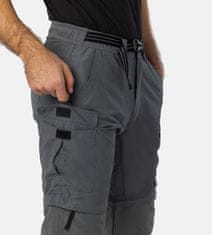 PANTONECLO Moške hlače 2-v-1, siva, L