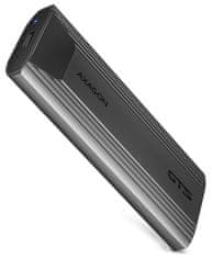 box THIN za M.2 NVMe SSD / EEM2-GTS2 / USB-C / USB 3.2 Gen2 / do 10 Gbit/s / 50 cm kabla