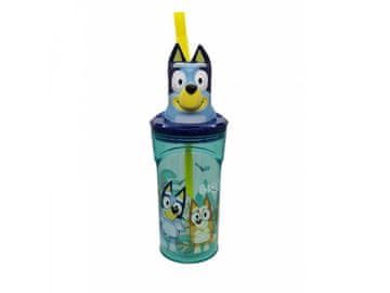 Stor Plastični 3D lonček s figurico Bluey, 360ml, 50666