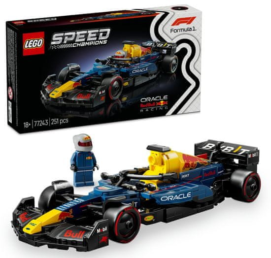 LEGO Dirkalnik Speed Champions 77243 Oracle Red Bull Racing RB20 F1