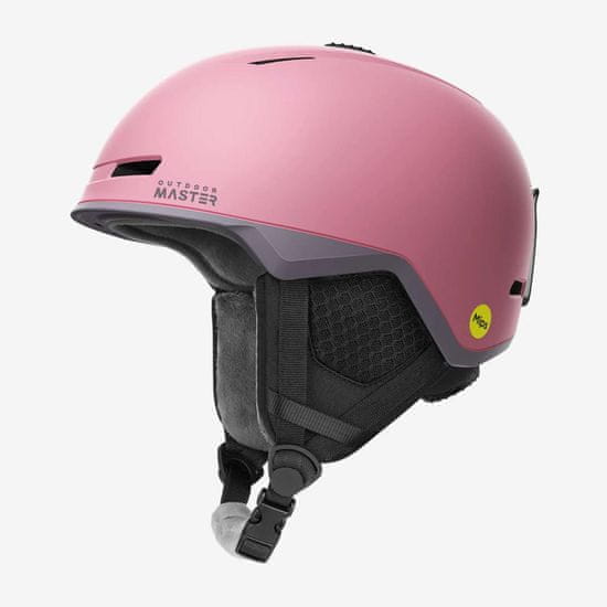 Outdoor master Smučarska čelada Diamond II MIPS, Pink