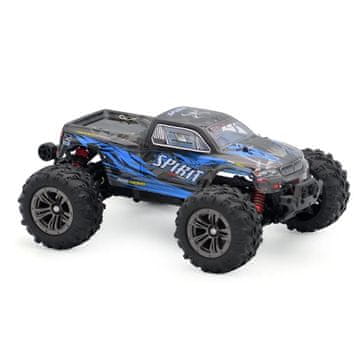 YUNIQUE GREEN-CLEAN 1/16 Q901 RC avto 4WD Off-Road - Bigfoot tovornjak z brezkrtačnim motorjem | Hitro vozilo z daljinskim upravljanjem za otroke in odrasle | Puščavski tovornjak Off-Road MODRA