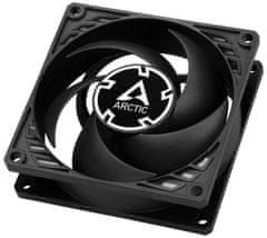 Arctic P8 PWM PST črn ventilator 80mm / PWM / PST / črn