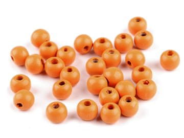 Lesene kroglice Ø10 mm - oranžno-rumene (1000 g)