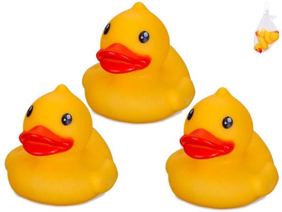 Mini klubski komplet račk 6 cm za kopel 3 kosi