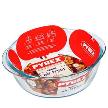 Pyrex OKROGLA POSODA ZA PEKO 2,3L, 26X23X8CM