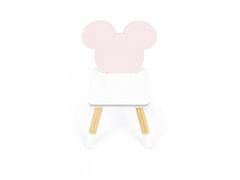 Arditex Otroška lesena miza + 2 stola MINNIE MOUSE Iconic, WD16730