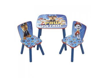 Arditex Otroška lesena miza in stoli PAW PATROL, PW12897
