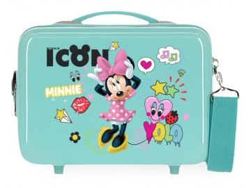 Jada Toys MINNIE MOUSE Icon, ABS Potovalni kozmetični kovček, 21x29x15cm, 9L, 2563963