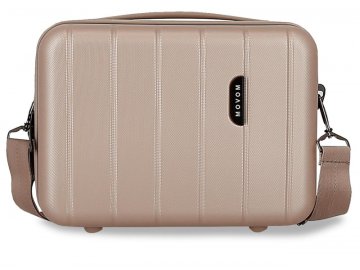 Jada Toys MOVOM Wood Champagne, Potovalni kozmetični kovček, 21x29x15cm, 9L, 5313965
