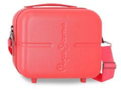 Joummabags PEPE JEANS Highlight Coral, Potovalni kozmetični kovček, 21x29x15cm, 768392D