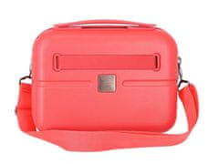 Joummabags PEPE JEANS Highlight Coral, Potovalni kozmetični kovček, 21x29x15cm, 768392D
