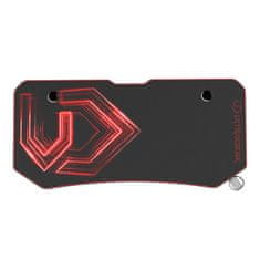 Ultradesk Gaming miza FRAG XXL rdeča, 160 x 75 cm, 75 cm, držalo za pijačo in slušalke, 4x USB, stojalo BEAM, s polno površino XXL podloge za miško