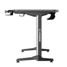 Ultradesk Gaming miza FRAG XXL GOLD, 160 x 75 cm, 75 cm, držalo za pijačo in slušalke, 4x USB, stojalo BEAM, s polno površino XXL pa za miško