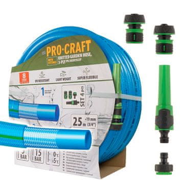 Procraft Modra vrtna cev PR-3KGH1925F
