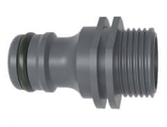 Adapter za pipo z zunanjim navojem 3/4 STALCO GARDEN iz plastike