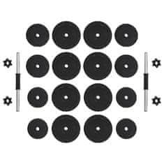 Vidaxl Uteži 2 x 15 kg