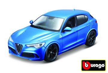 BBurago 1:24 Alfa Romeo Stelvio modra 18-21086