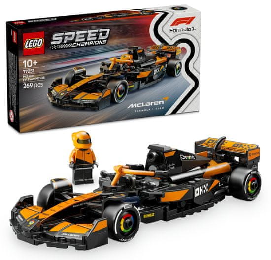 LEGO Speed Champions 77251 Dirkalnik McLaren F1 Team MCL38