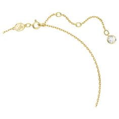 Swarovski Elegantna pozlačena ogrlica s Chroma kristali 5648749