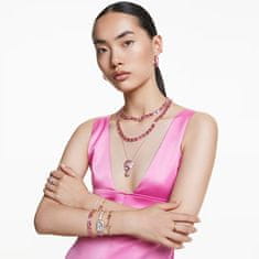 Swarovski Teniška zapestnica z roza kristali Millenia 5683428
