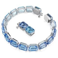 Swarovski Teniška zapestnica z modrimi kristali Millenia 5694135