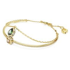 Swarovski Elegantna dvojna pozlačena zapestnica Chroma 5662924
