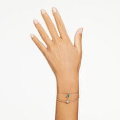 Swarovski Elegantna dvojna pozlačena zapestnica Chroma 5662924