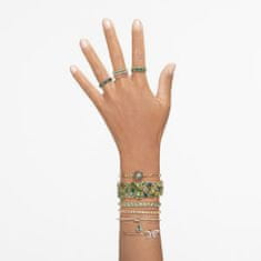 Swarovski Elegantna dvojna pozlačena zapestnica Chroma 5662924