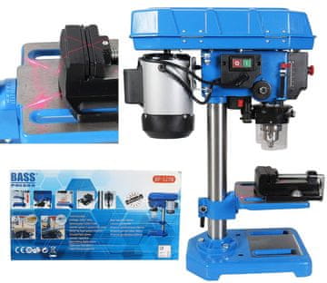 Bass Polska Namizni vrtalnik 16mm z laserjem + primež