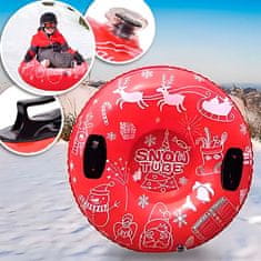 JOJOY® Napihljiva snežna tuba z ročaji SNOWRIDER + Električna pumpa ELECTRICPUMP | SNOWPUMPRED