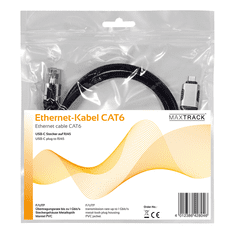 MaxTrack Kabel USB-C na RJ45 UTP CAT 6 2m