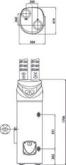 Ariston Nuos PRIMO 200 HC A+ toplotna črpalka (3069796)