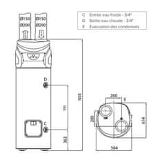 Ariston Nuos PRIMO 240 HC A+ toplotna črpalka (3069797)
