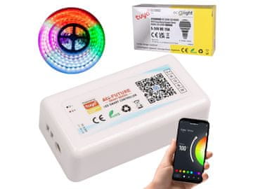 Eco light Gonilnik LED RGBW Tuya 15A 180W 12V – Inteligentni nadzor trakov LED