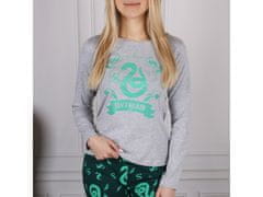 sarcia.eu Harry Potter Slytherin Dekliška dvodelna pižama z dolgimi rokavi, zelena, bombažna 9-10 lat 134/140 cm
